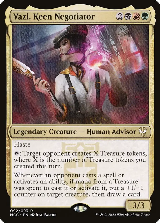 Vazi  Keen Negotiator (New Capenna Commander)