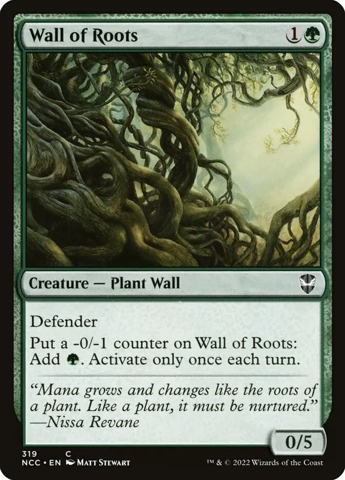 Wall of Roots (New Capenna Commander)