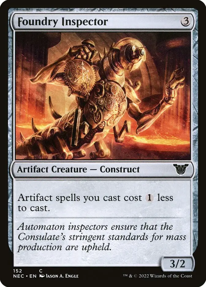 Foundry Inspector (Neon Dynasty Commander)