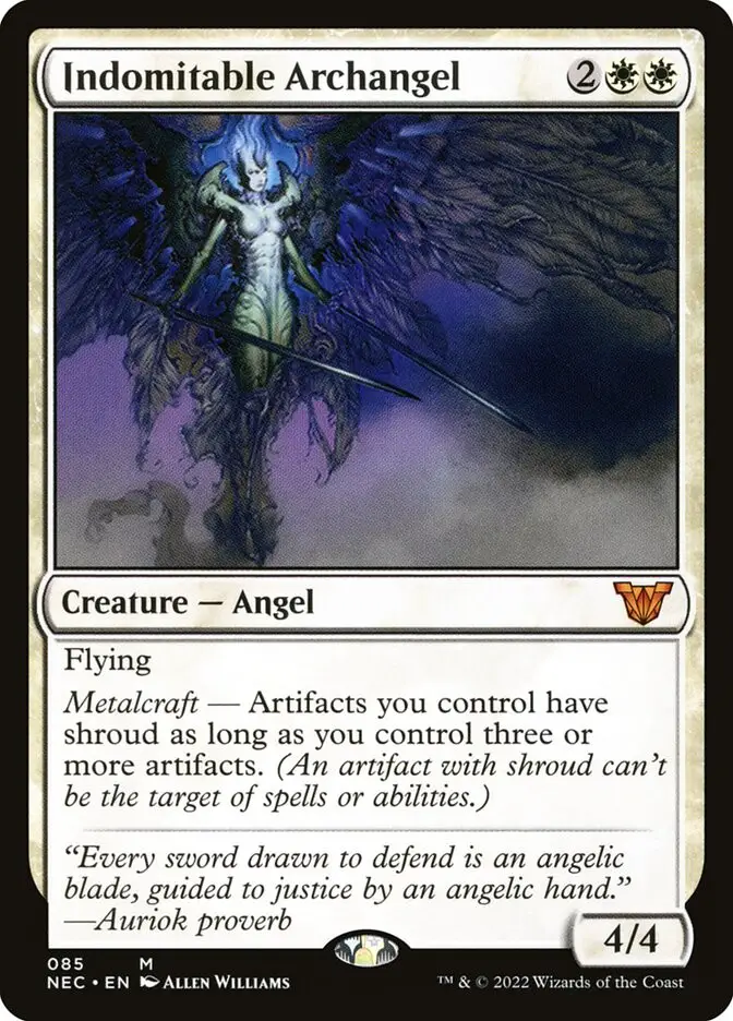 Indomitable Archangel (Neon Dynasty Commander)