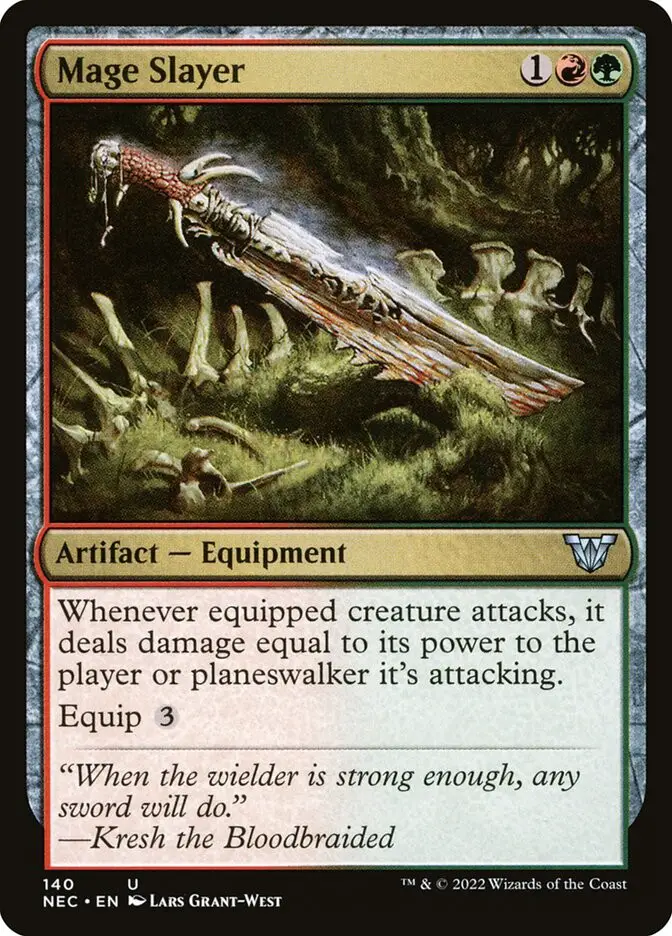 Mage Slayer (Neon Dynasty Commander)