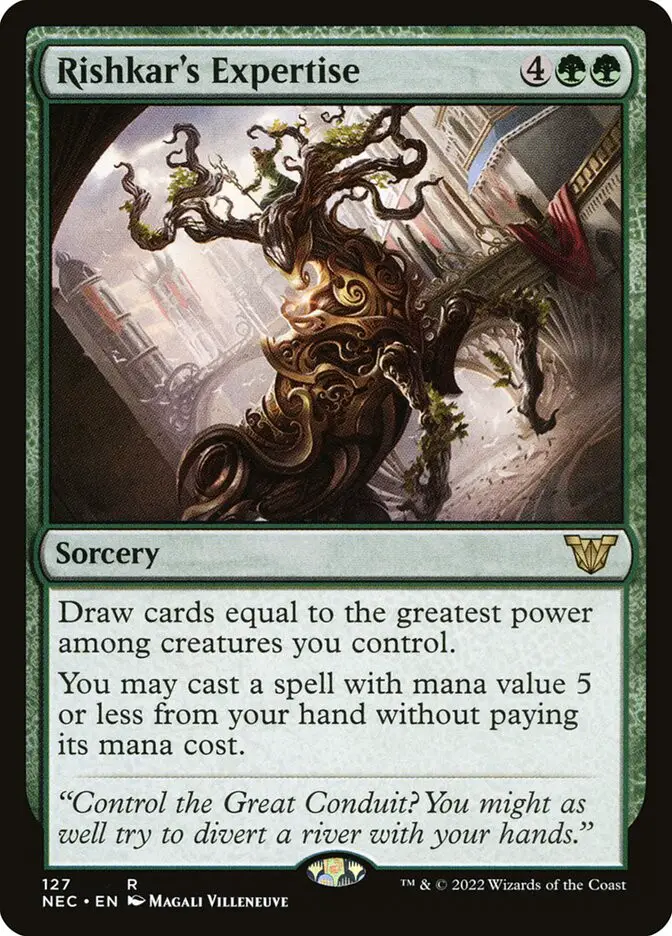 Rishkar s Expertise (Neon Dynasty Commander)