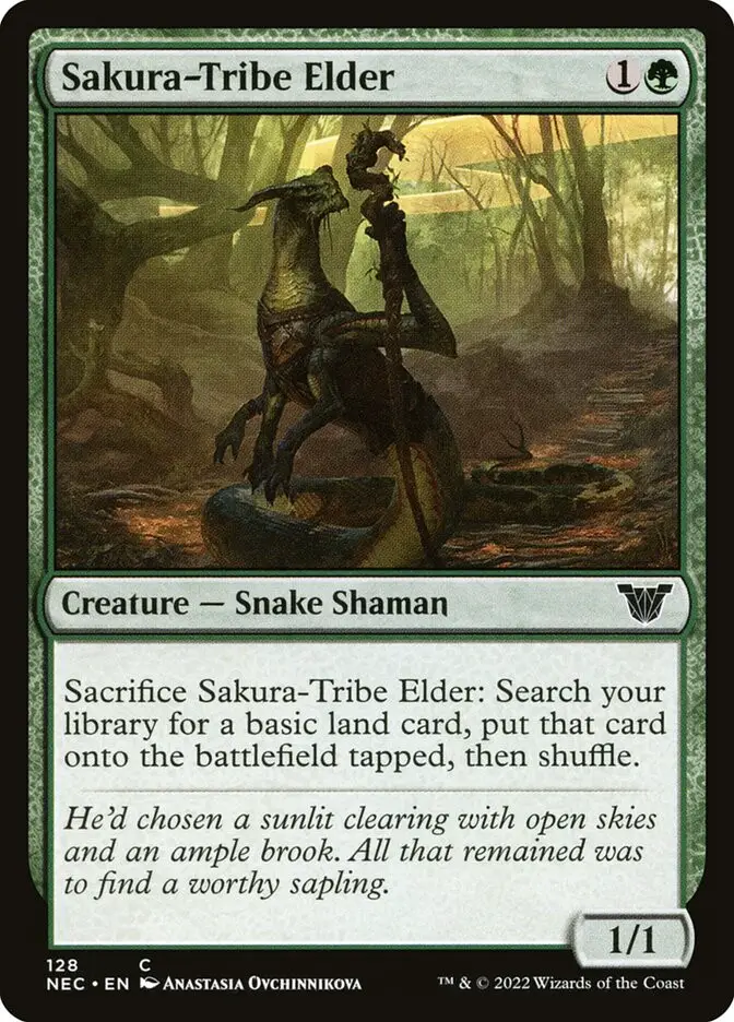 Sakura Tribe Elder (Neon Dynasty Commander)