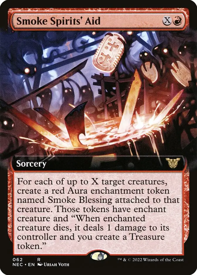 Smoke Spirits  Aid (Neon Dynasty Commander)