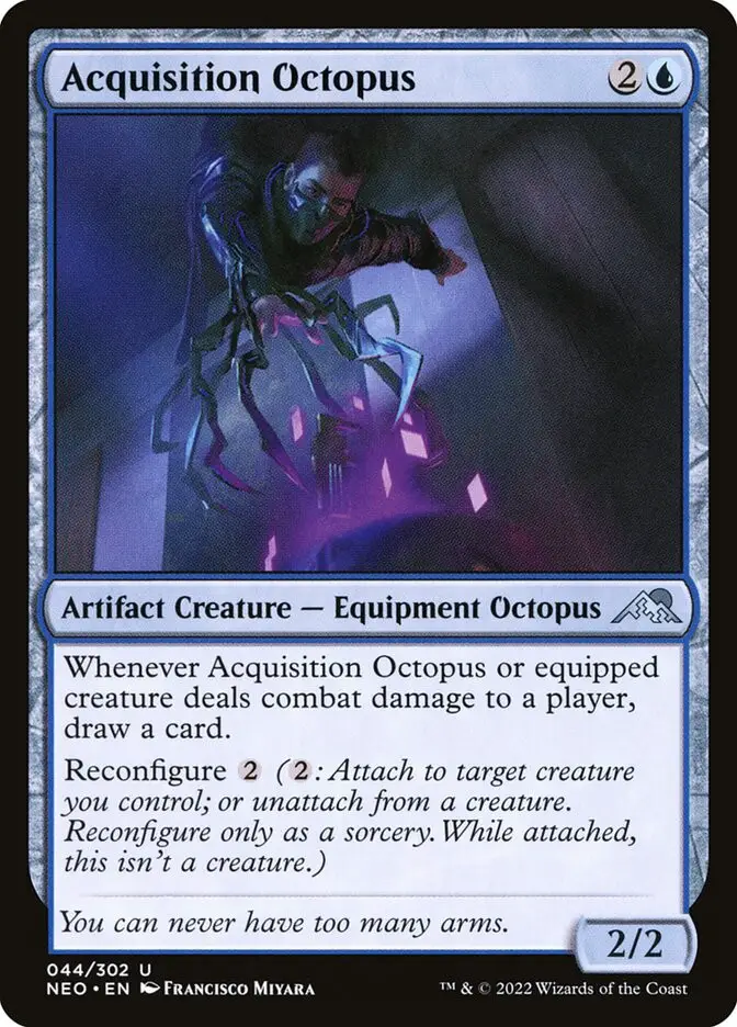 Acquisition Octopus (Kamigawa: Neon Dynasty)