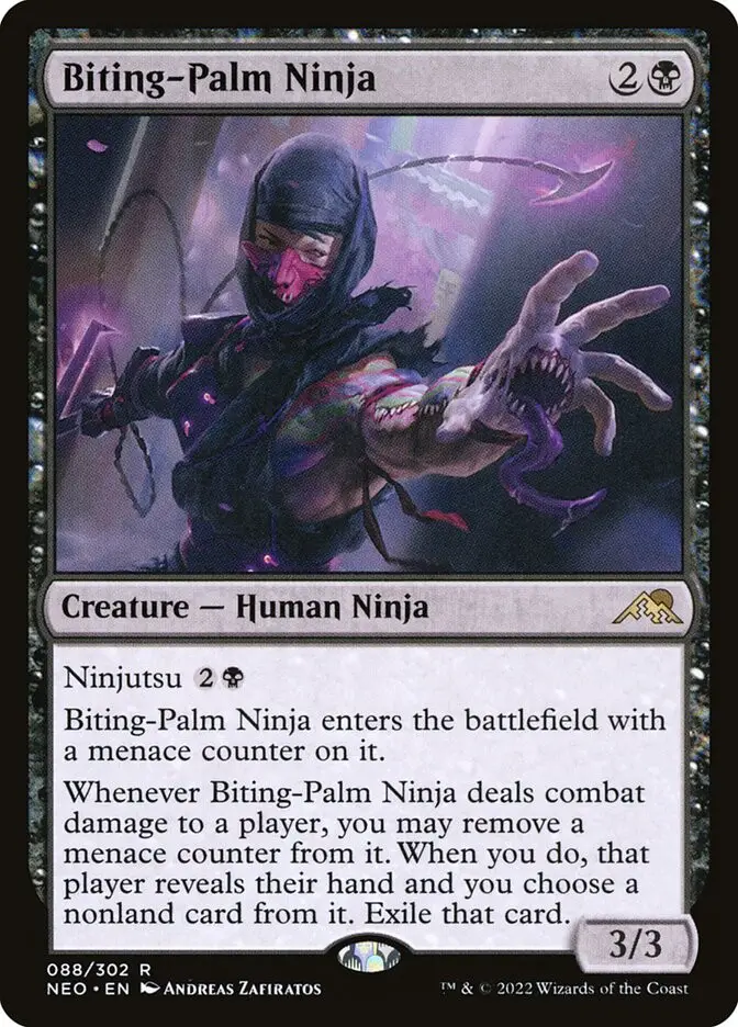 Biting Palm Ninja (Kamigawa: Neon Dynasty)