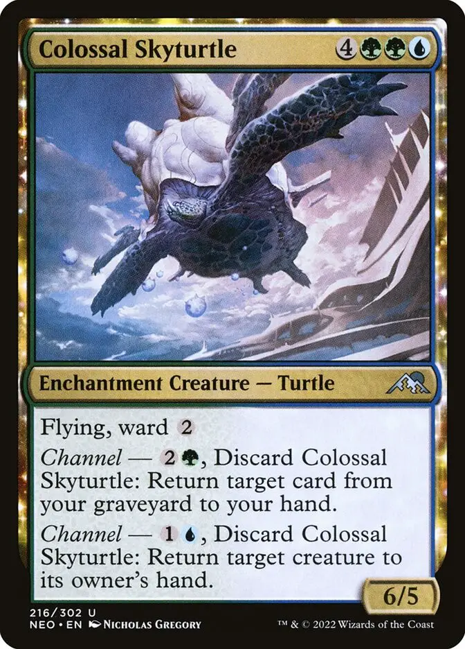 Colossal Skyturtle (Kamigawa: Neon Dynasty)