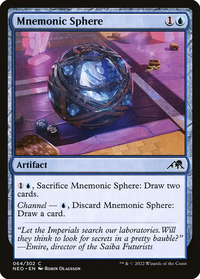 Mnemonic Sphere (Kamigawa: Neon Dynasty)