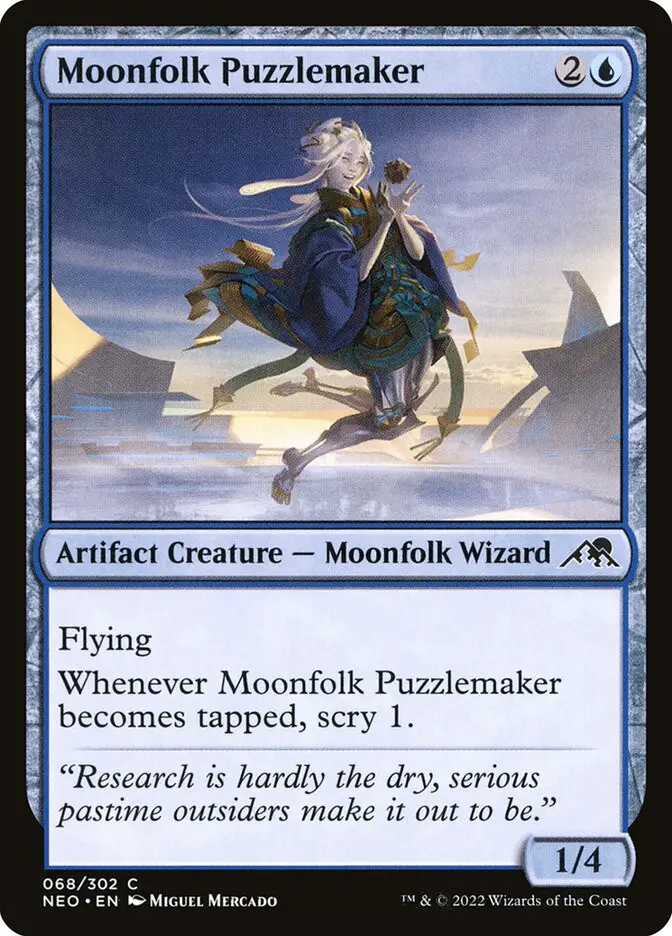 Moonfolk Puzzlemaker (Kamigawa: Neon Dynasty)