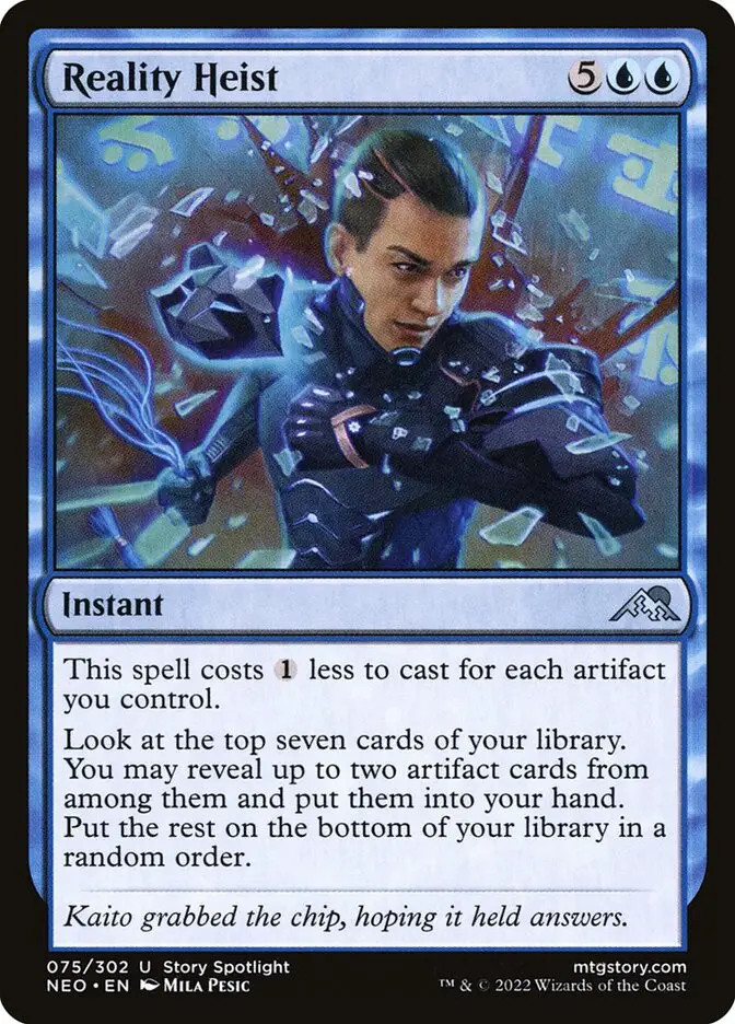 Reality Heist (Kamigawa: Neon Dynasty)