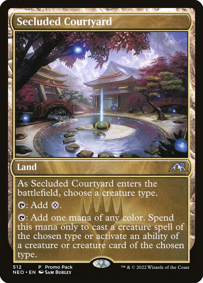 Secluded Courtyard (Kamigawa: Neon Dynasty)