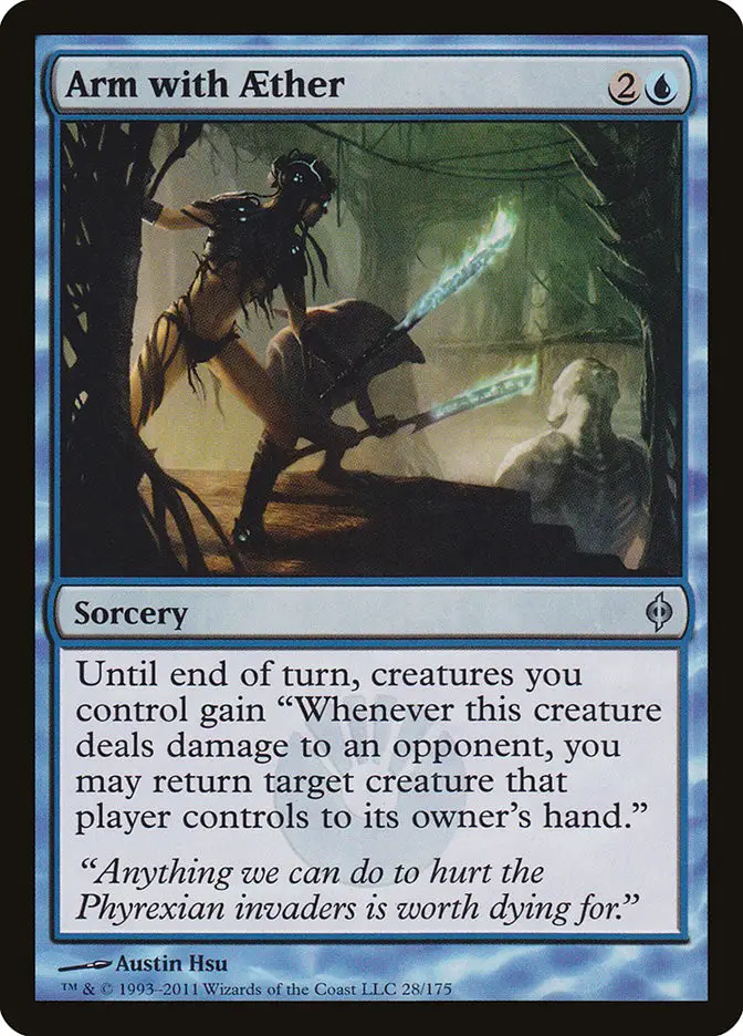 Arm with Aether (New Phyrexia)
