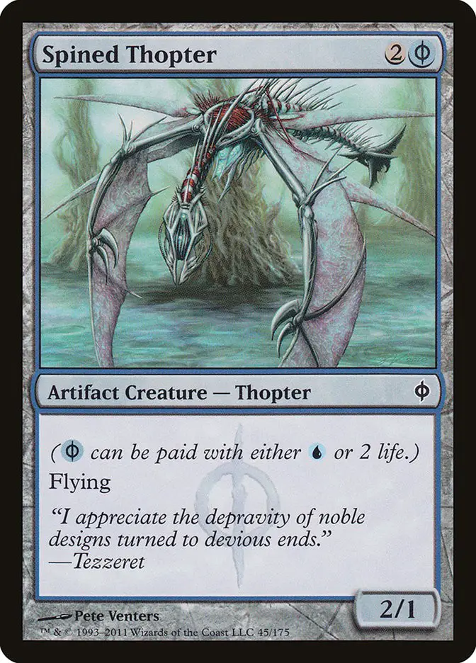 Spined Thopter (New Phyrexia)