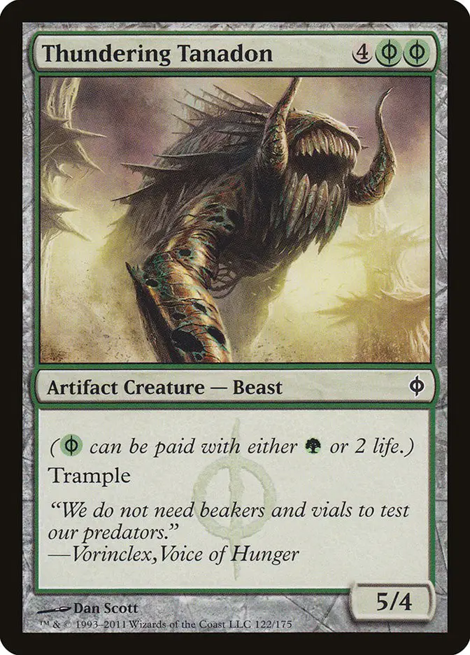 Thundering Tanadon (New Phyrexia)