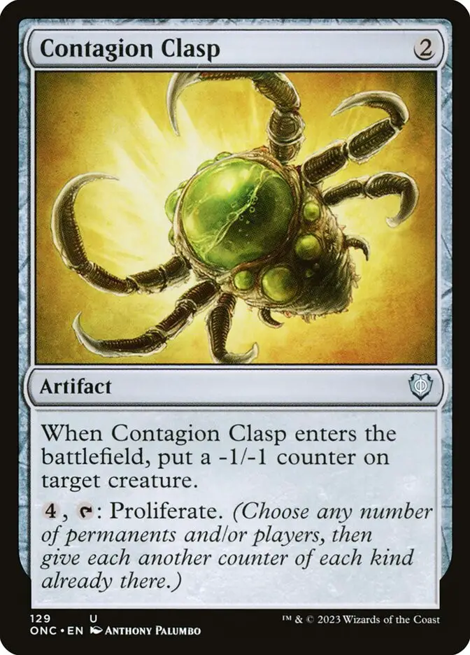Contagion Clasp (Phyrexia: All Will Be One Commander)