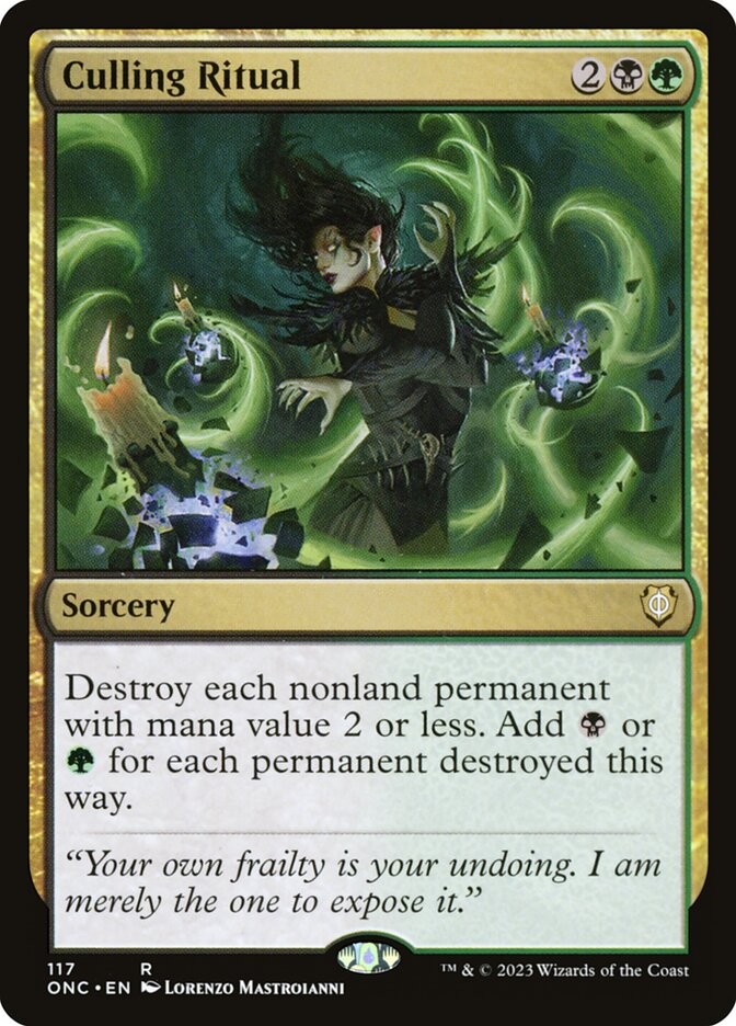 Culling Ritual (Phyrexia: All Will Be One Commander)