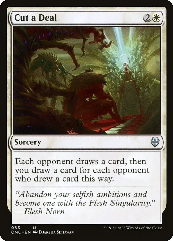 Cut a Deal (Phyrexia: All Will Be One Commander)