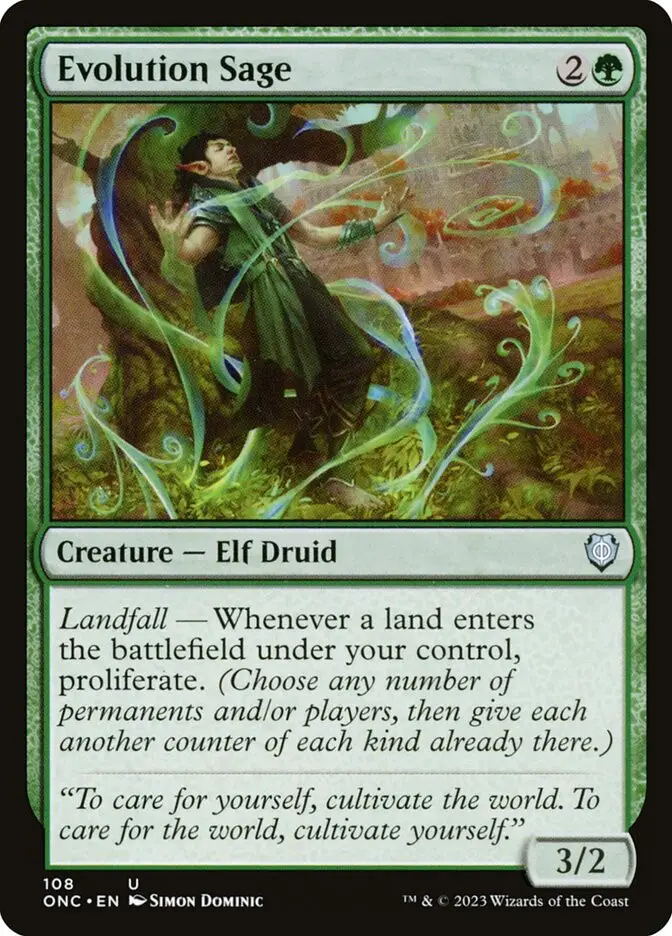 Evolution Sage (Phyrexia: All Will Be One Commander)