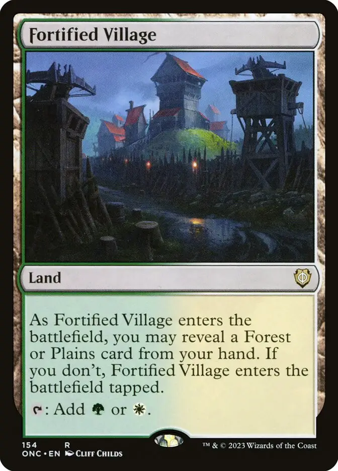 Fortified Village (Phyrexia: All Will Be One Commander)