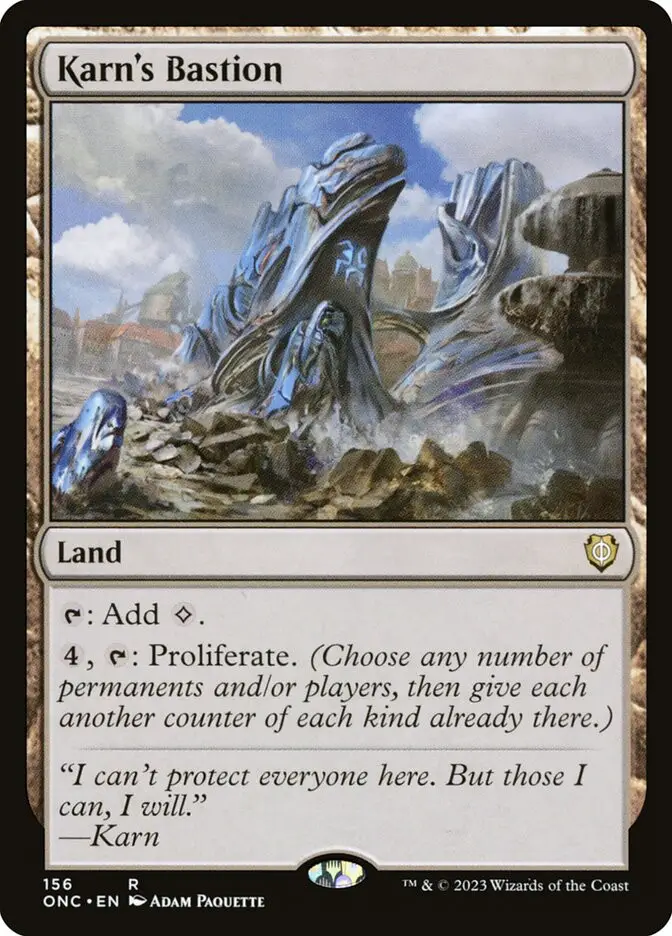 Karn s Bastion (Phyrexia: All Will Be One Commander)
