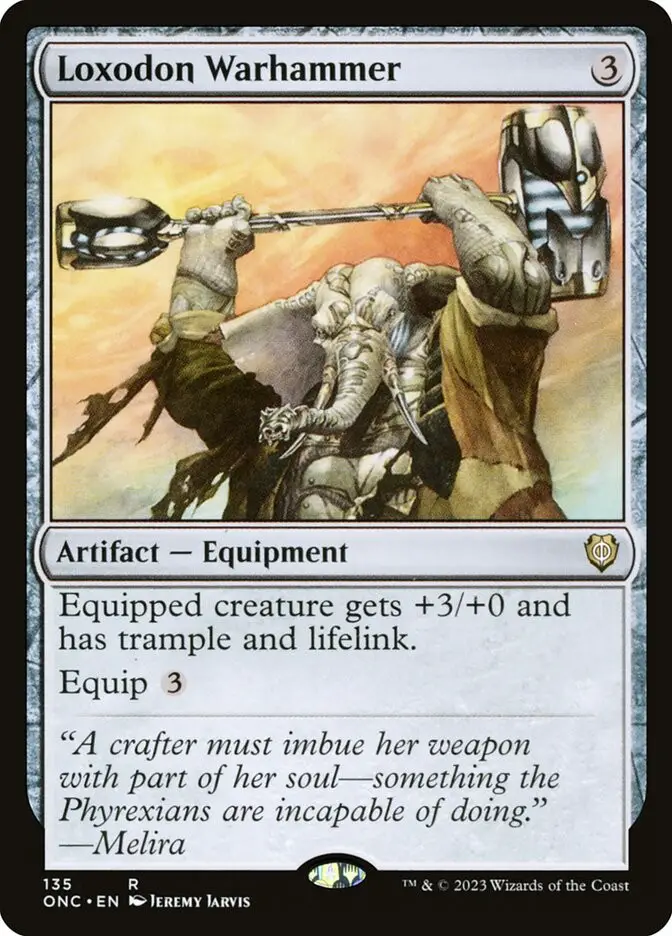 Loxodon Warhammer (Phyrexia: All Will Be One Commander)