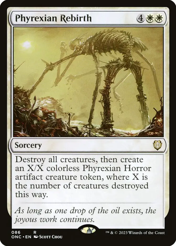 Phyrexian Rebirth (Phyrexia: All Will Be One Commander)