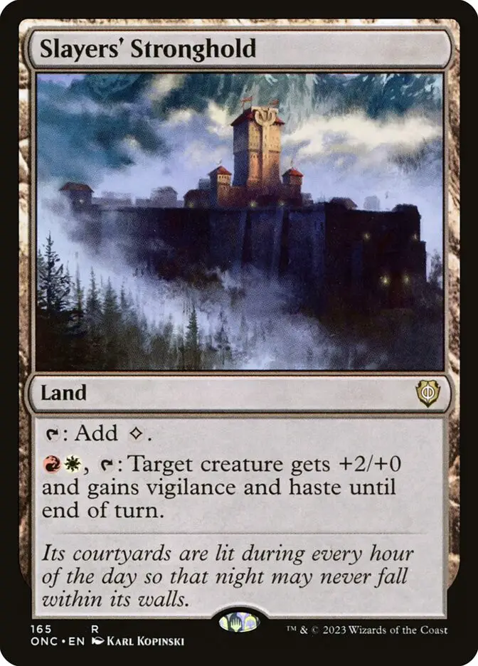 Slayers  Stronghold (Phyrexia: All Will Be One Commander)