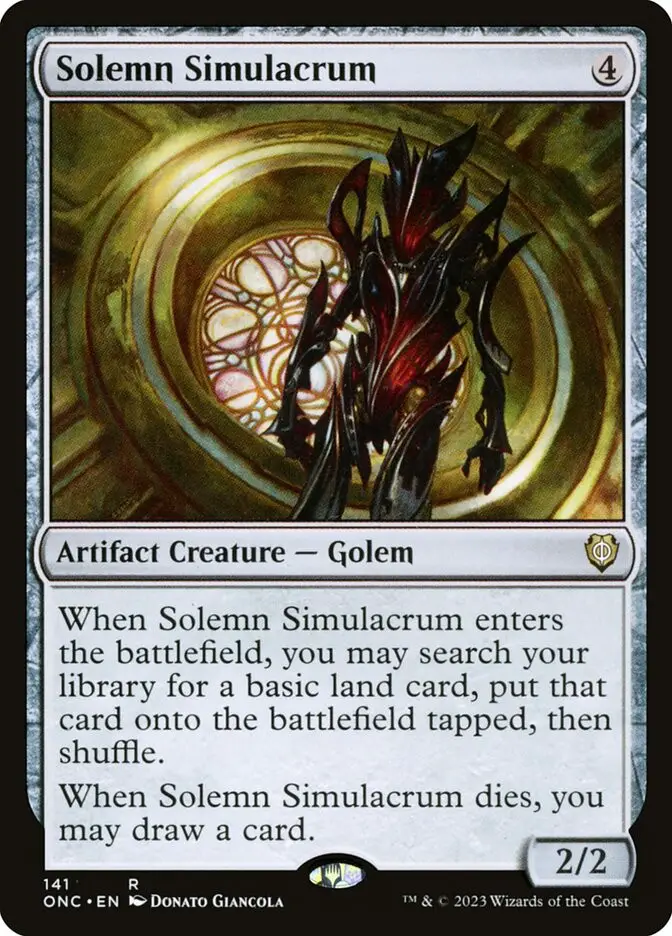 Solemn Simulacrum (Phyrexia: All Will Be One Commander)