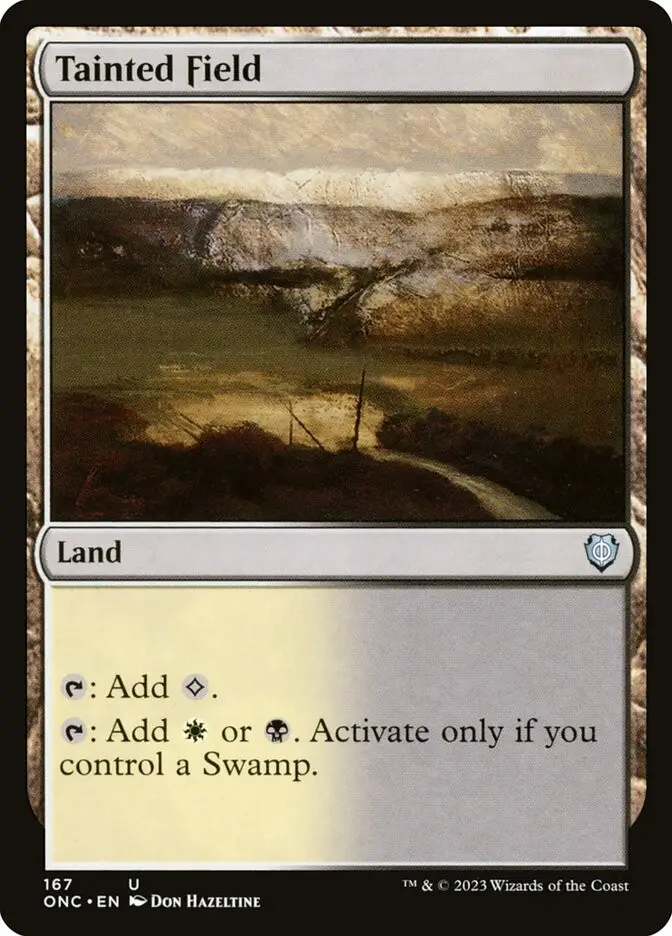 Tainted Field (Phyrexia: All Will Be One Commander)