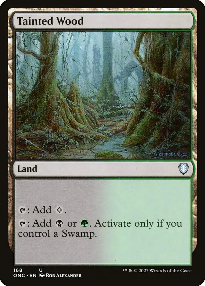 Tainted Wood (Phyrexia: All Will Be One Commander)
