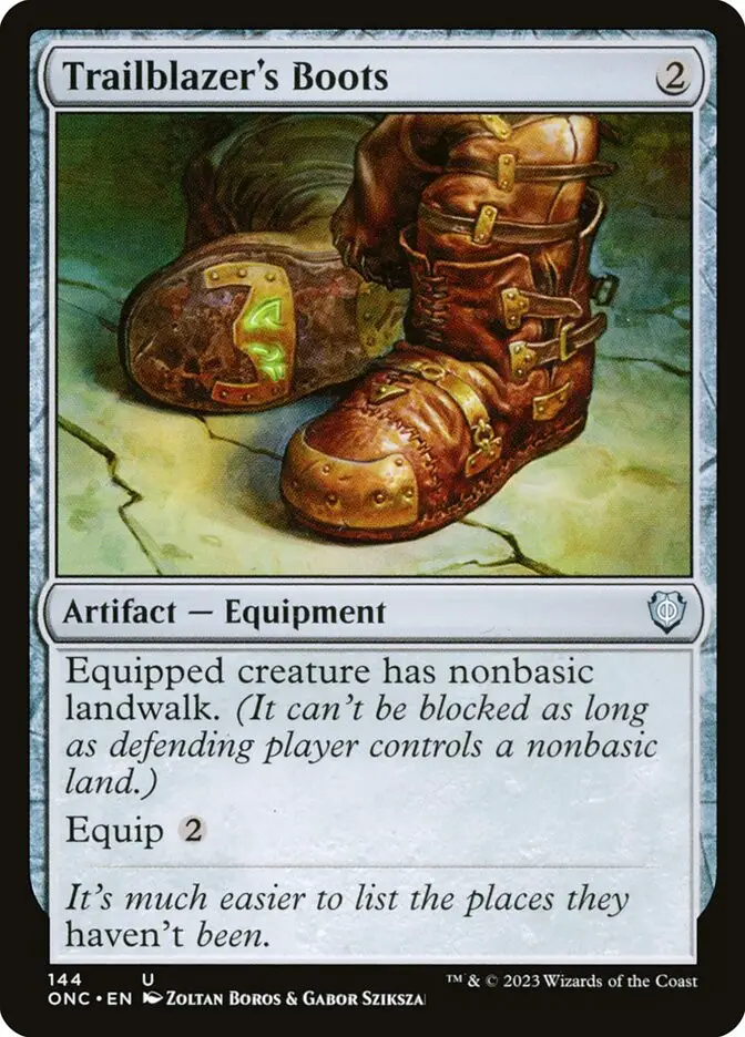 Trailblazer s Boots (Phyrexia: All Will Be One Commander)