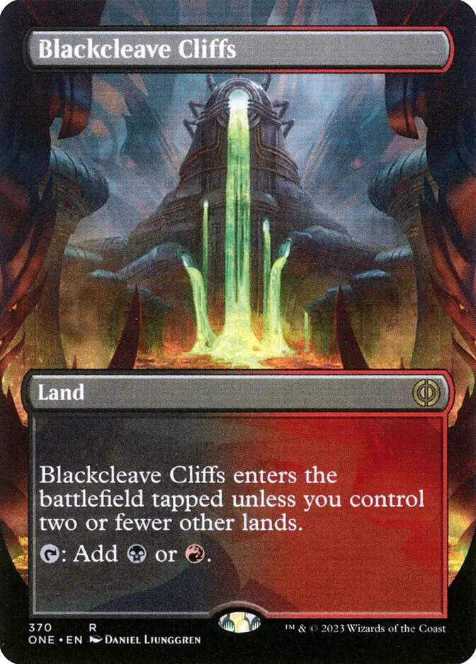 Blackcleave Cliffs (Phyrexia: All Will Be One)
