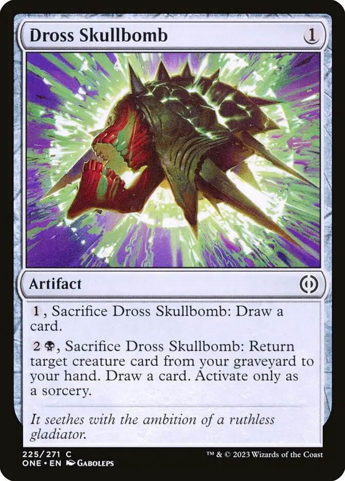 Dross Skullbomb (Phyrexia: All Will Be One)