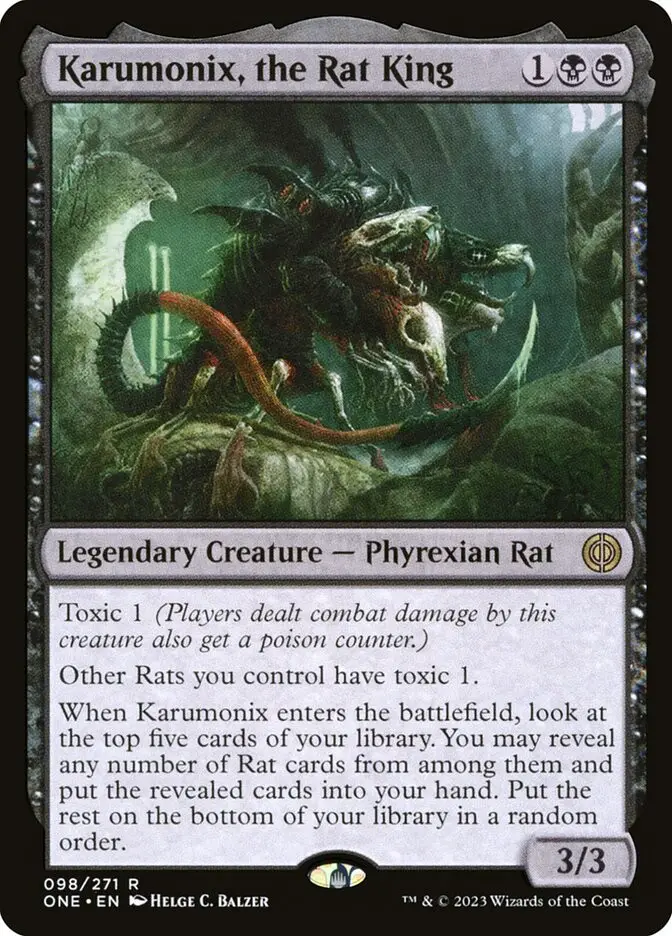 Karumonix  the Rat King (Phyrexia: All Will Be One)