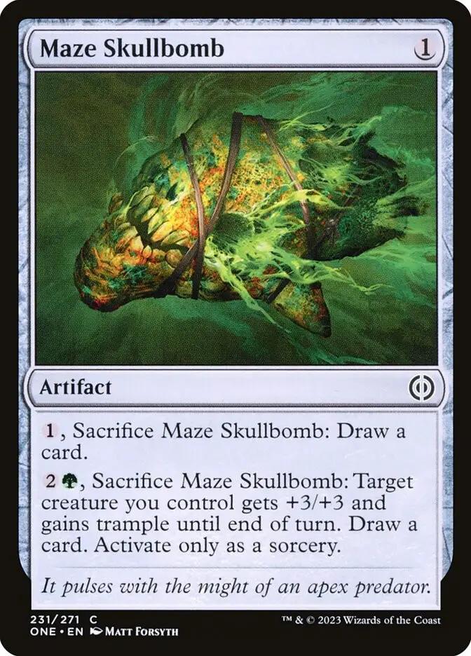 Maze Skullbomb (Phyrexia: All Will Be One)
