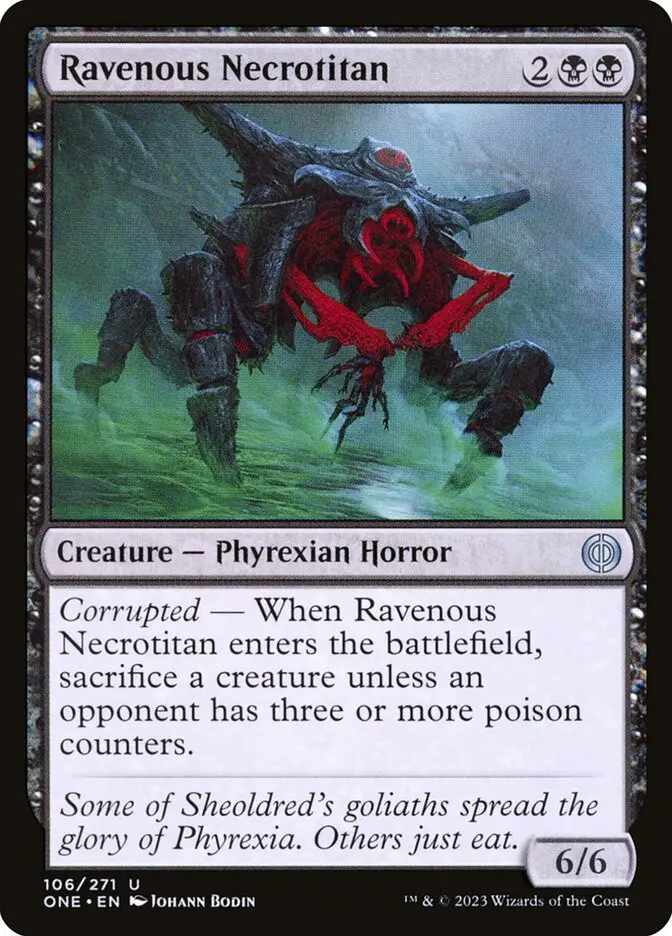 Ravenous Necrotitan (Phyrexia: All Will Be One)