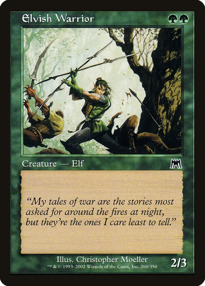 Elvish Warrior (Onslaught)
