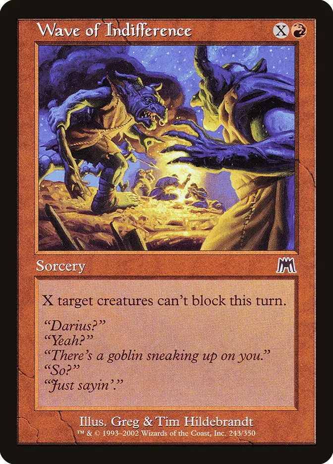 Wave of Indifference (Onslaught)