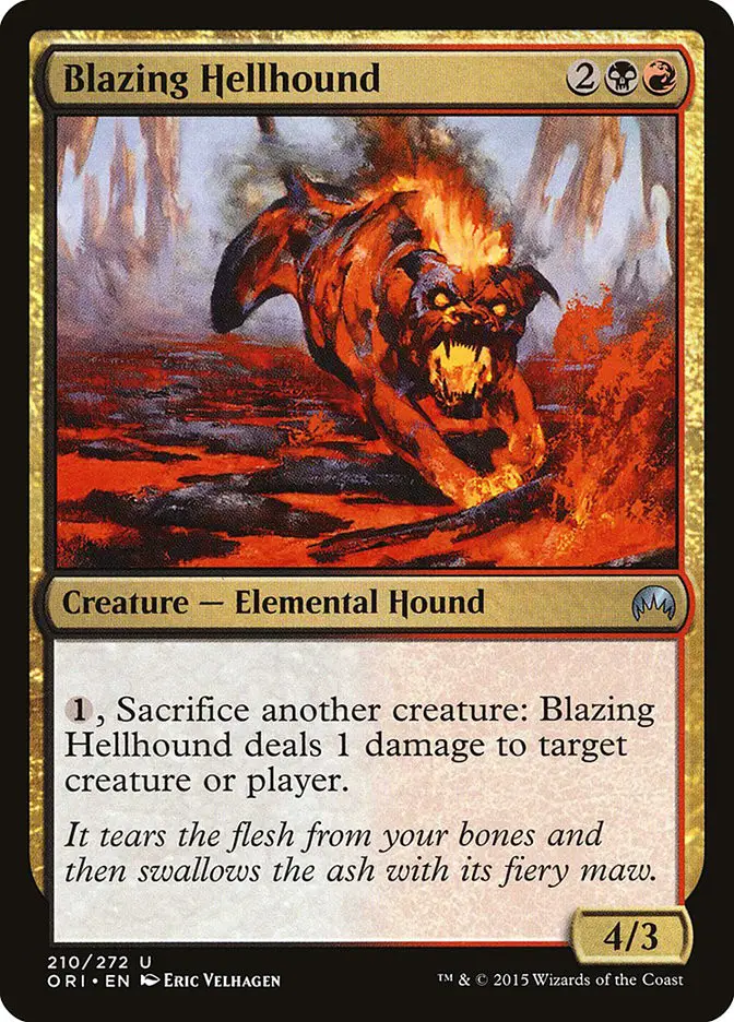 Blazing Hellhound (Magic Origins)