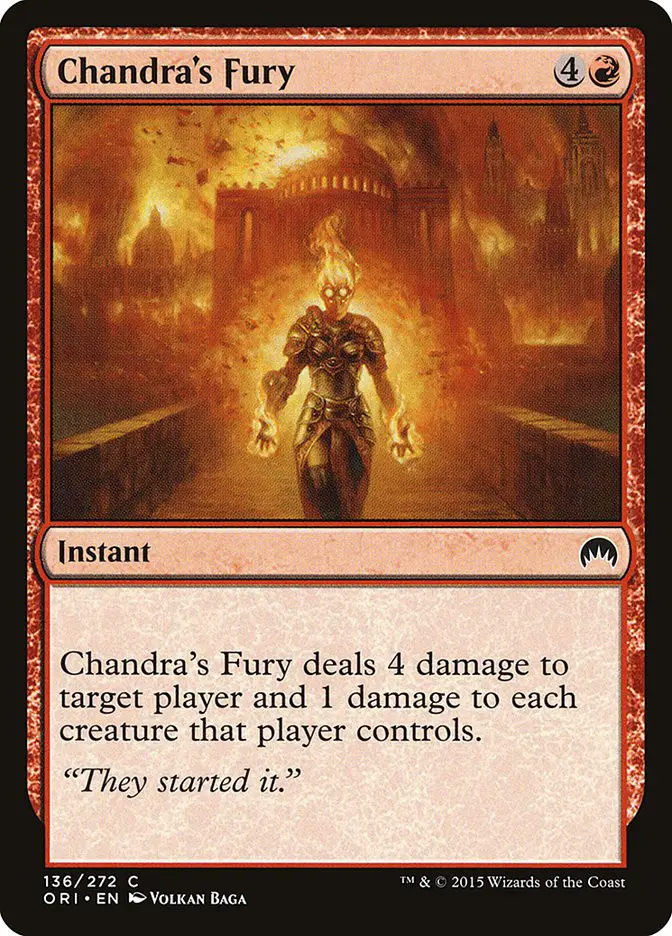 Chandra s Fury (Magic Origins)
