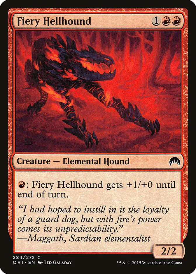 Fiery Hellhound (Magic Origins)
