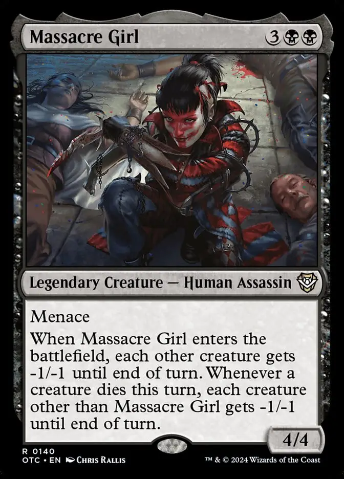Massacre Girl (Outlaws of Thunder Junction Commander)