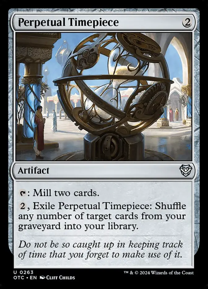 Perpetual Timepiece (Outlaws of Thunder Junction Commander)