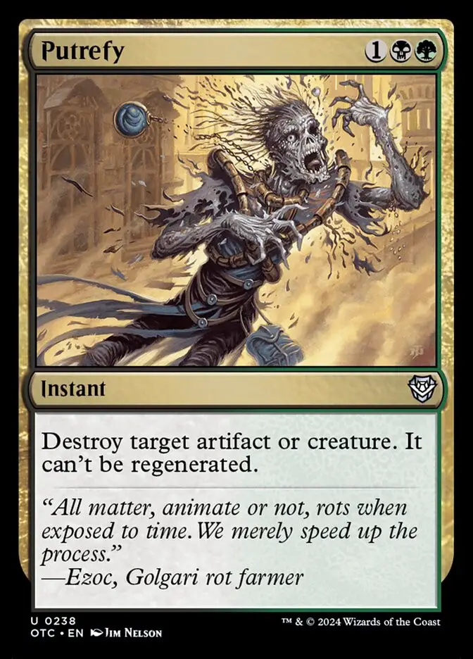 Putrefy (Outlaws of Thunder Junction Commander)