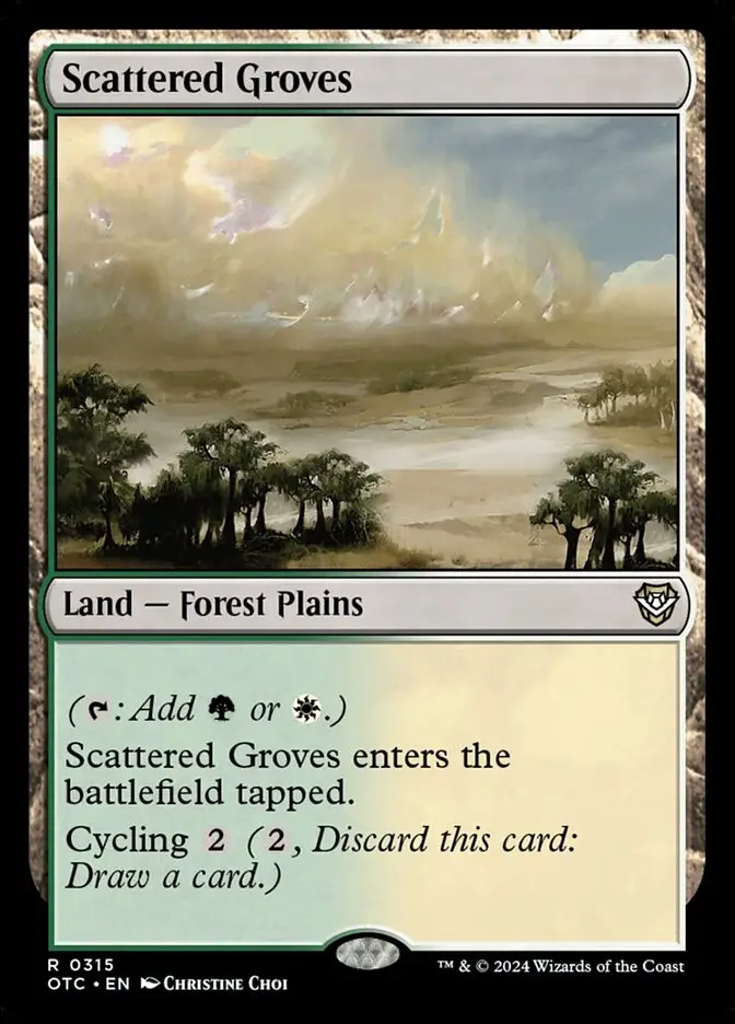 Scattered Groves (Outlaws of Thunder Junction Commander)