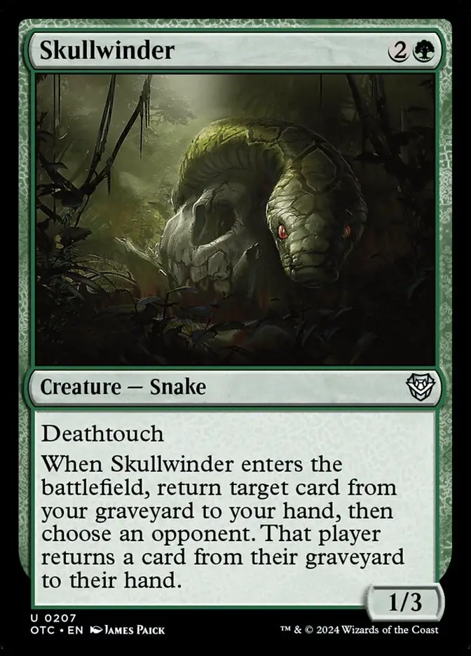 Skullwinder (Outlaws of Thunder Junction Commander)