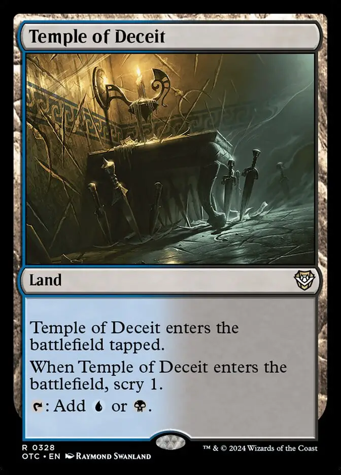 Temple of Deceit (Outlaws of Thunder Junction Commander)