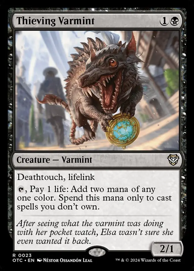 Thieving Varmint (Outlaws of Thunder Junction Commander)