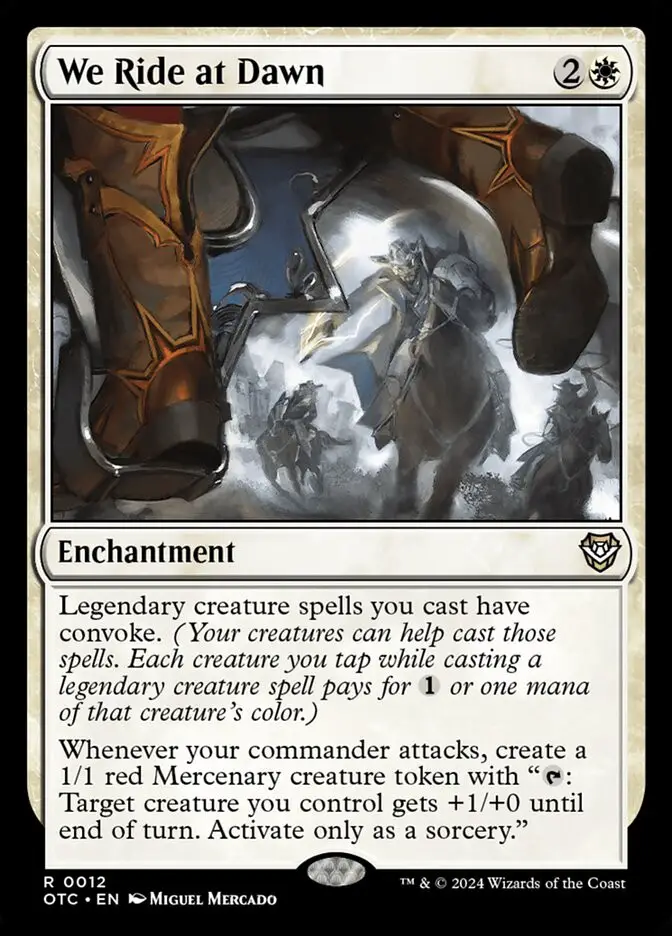 We Ride at Dawn (Outlaws of Thunder Junction Commander)