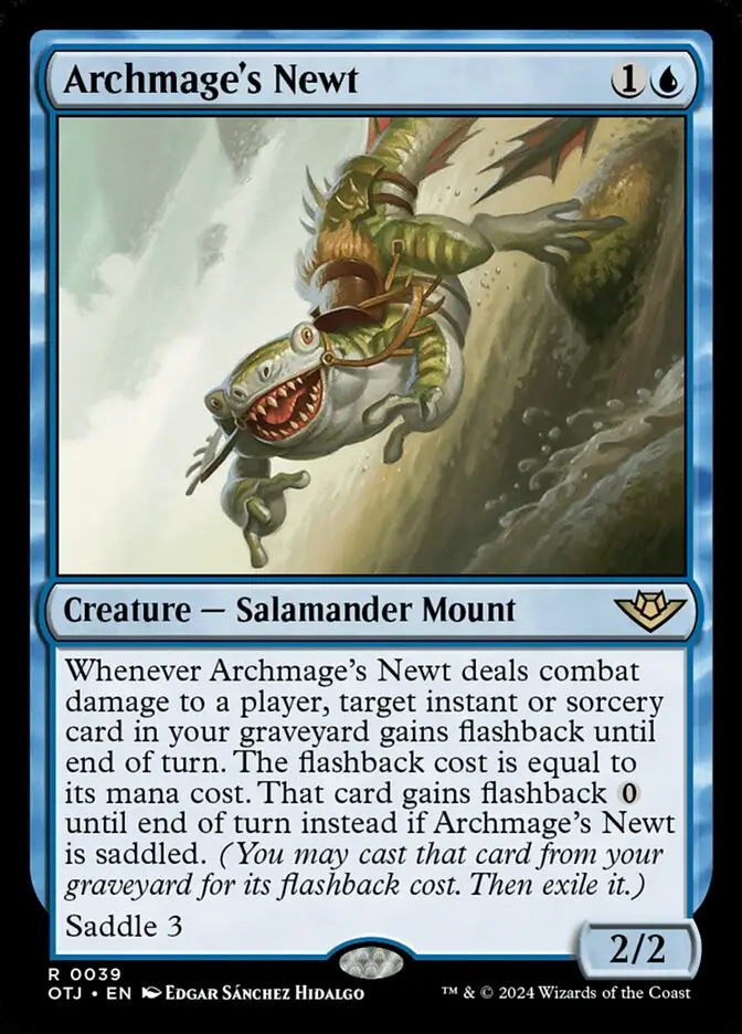 Archmage s Newt (Outlaws of Thunder Junction)
